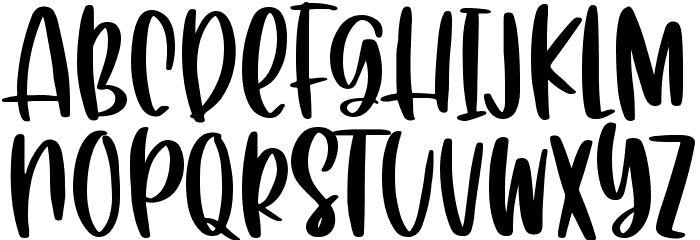 Sweet Poetry Font UPPERCASE