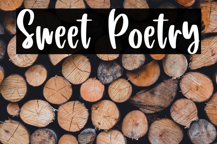 Sweet Poetry Example 2
