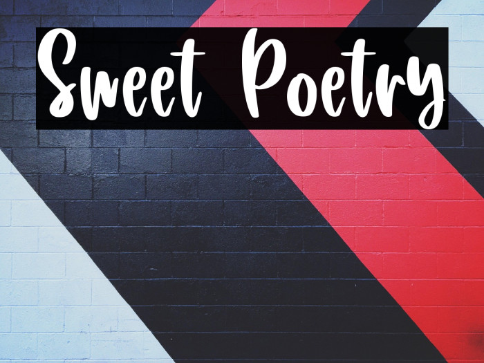 Sweet Poetry Example 3