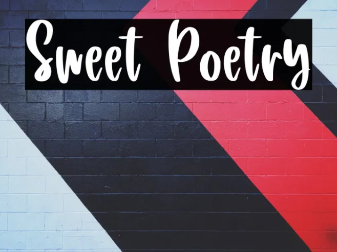 Sweet Poetry Example 3