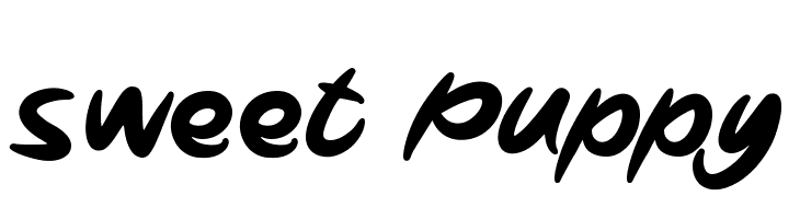 Sweet Puppy  免费字体下载