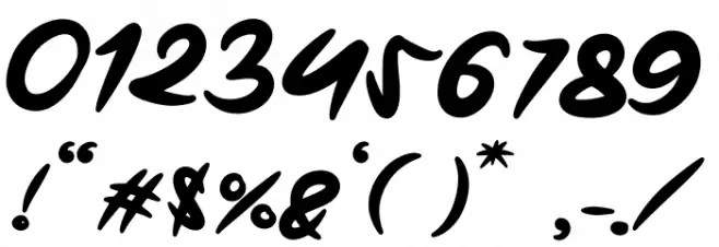 Sweet Puppy Font OTHER CHARS