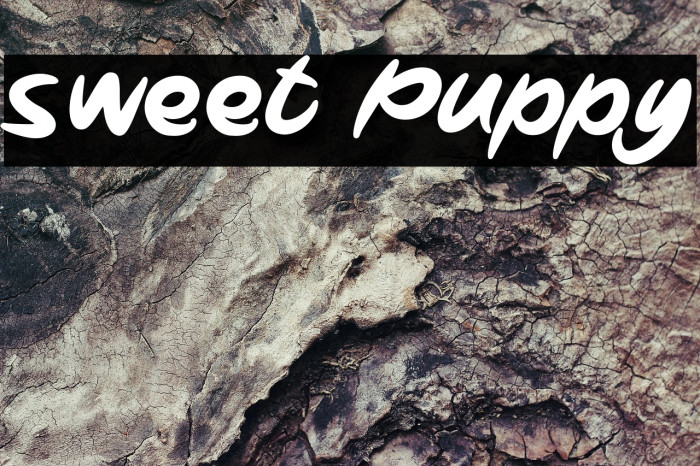 Sweet Puppy Example 1