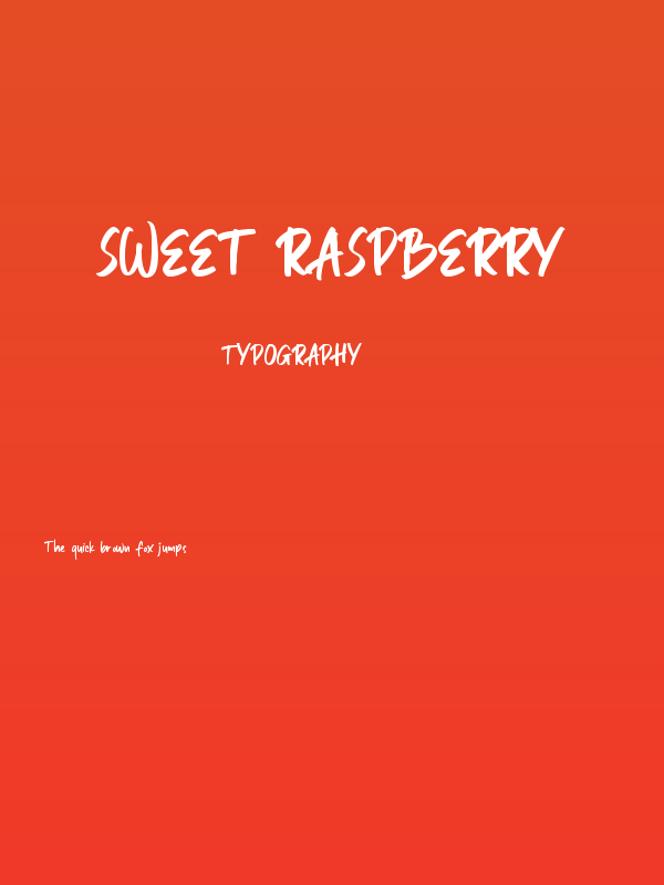 Sweet Raspberry Poster