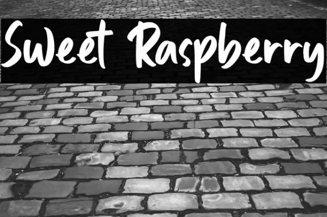 Sweet Raspberry Font examples