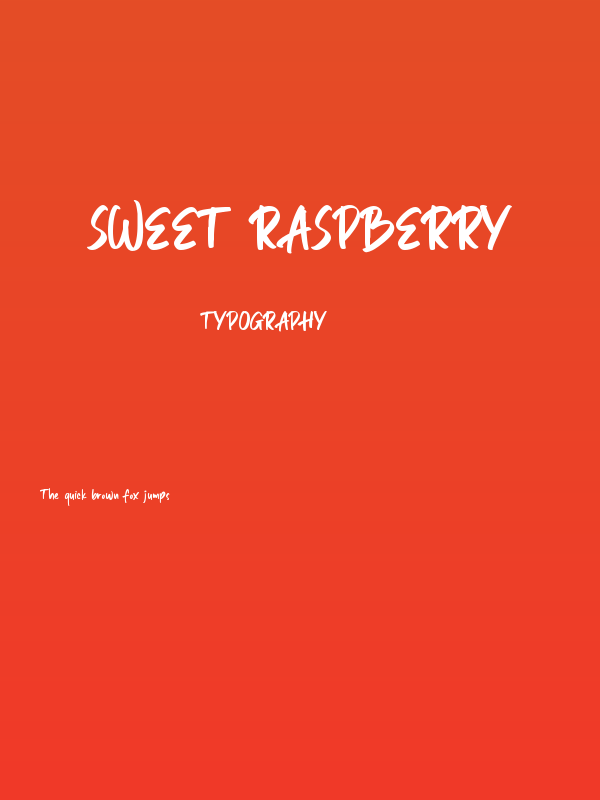Sweet Raspberry Poster
