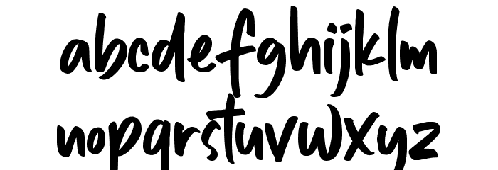 Sweet Raspberry Font LOWERCASE