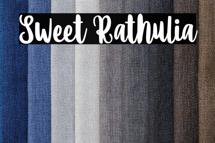 Sweet Rathulia Font examples