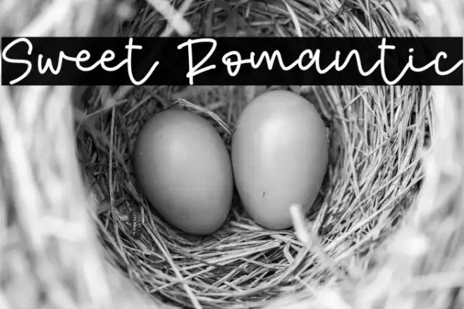 Sweet Romantic Font examples