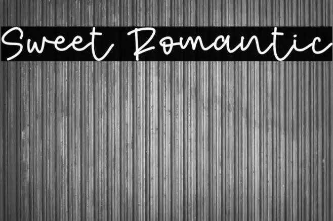 Sweet Romantic Font examples