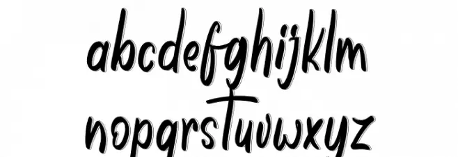 Sweet Room फ़ॉन्ट लोअरकेस