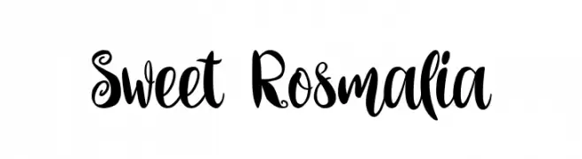 Sweet Rosmalia  font caratteri gratis