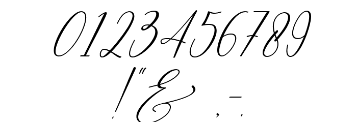 Sweet Salssa Italic Font OTHER CHARS