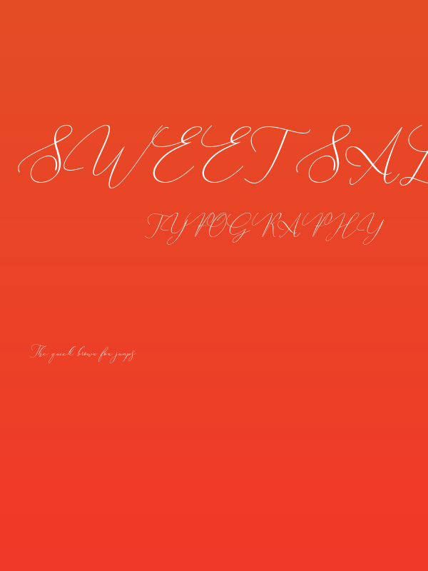 Sweet Salssa Italic Poster