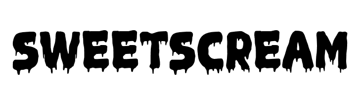 Sweet Scream  フリーフォントのダウンロード