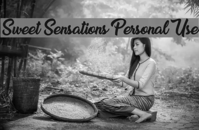 Sweet Sensations Personal Use Font examples