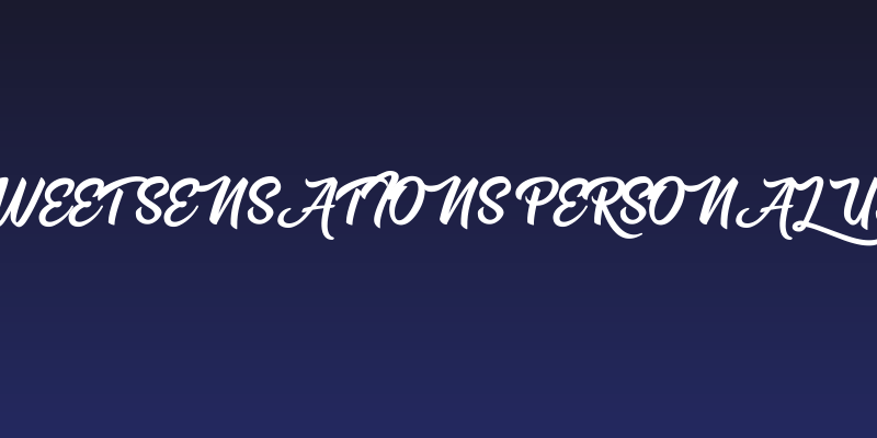 Sweet Sensations Personal Use Social Header