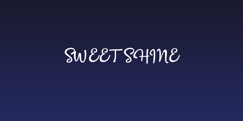 Sweet Shine Social Header