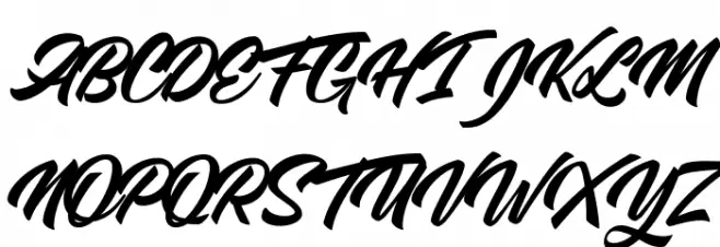 Sweet Sixteen Schriftart Groß