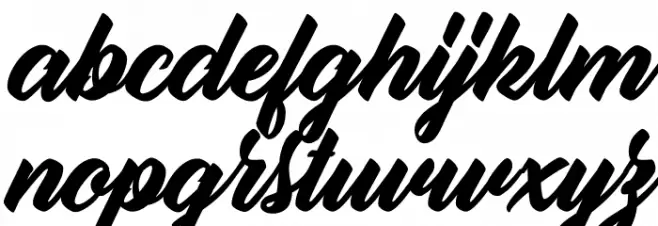 Sweet Sixteen Schriftart Kleinbuchstaben