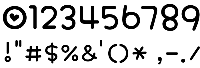 Sweet Smile Font OTHER CHARS