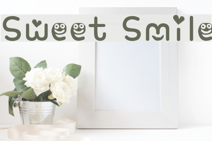 Sweet Smile Font examples