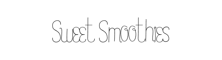 Sweet Smoothies  नि: शुल्क फ़ॉन्ट्स डाउनलोड