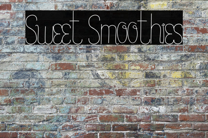 Sweet Smoothies Example 1
