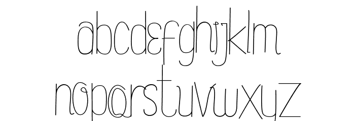 Sweet Smoothies Font LOWERCASE