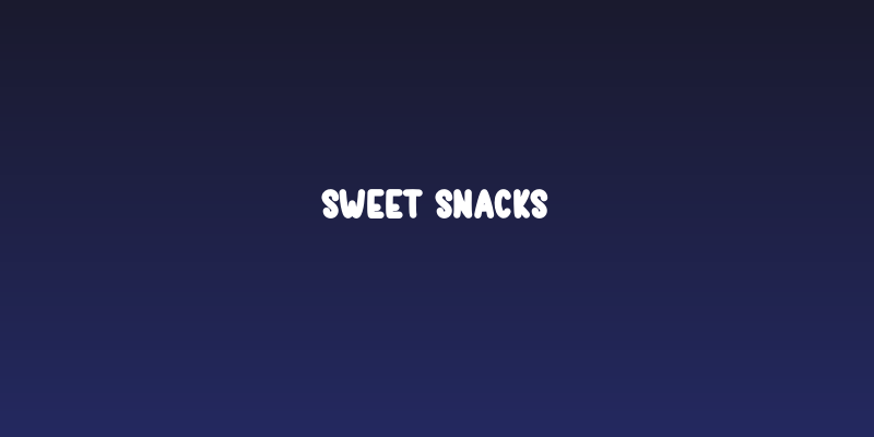 Sweet Snacks Social Header