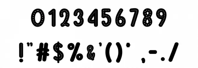 Sweet Snow Font Alte caractere