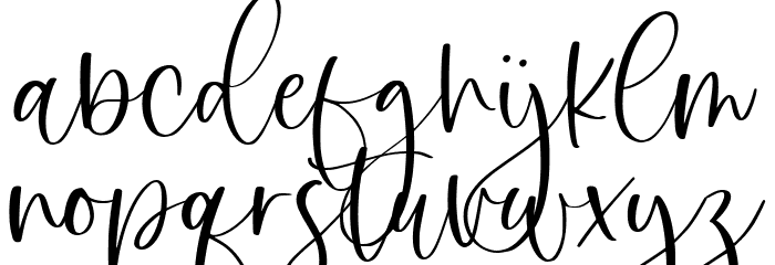 Sweet Sophie Font LOWERCASE