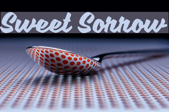 Sweet Sorrow Font examples