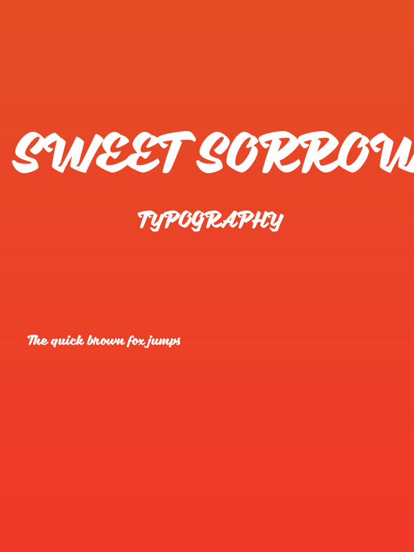 Sweet Sorrow Poster
