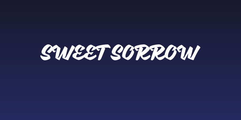 Sweet Sorrow Social Header