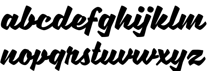 Sweet Sorrow Font LOWERCASE