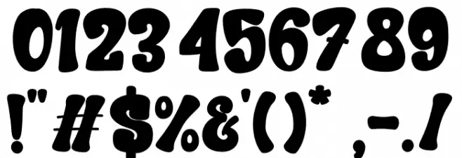 Sweet Spooky Font OTHER CHARS