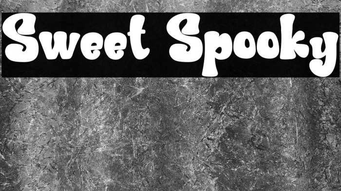 Sweet Spooky Example 1