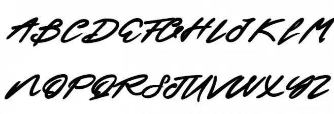 Sweet Stranger Schriftart Groß