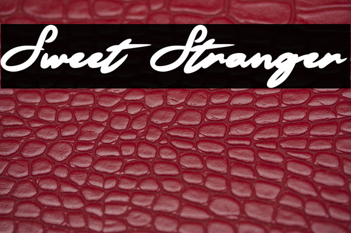 Sweet Stranger Example 2