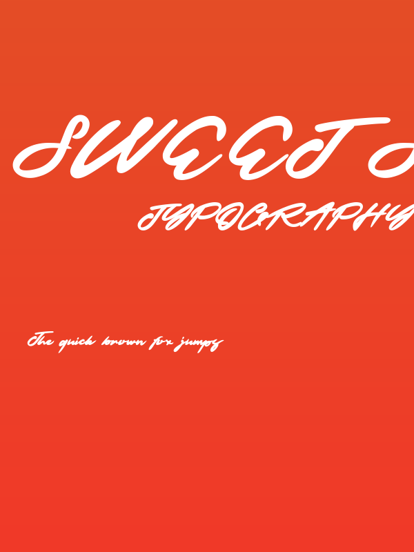 Sweet Stranger Poster