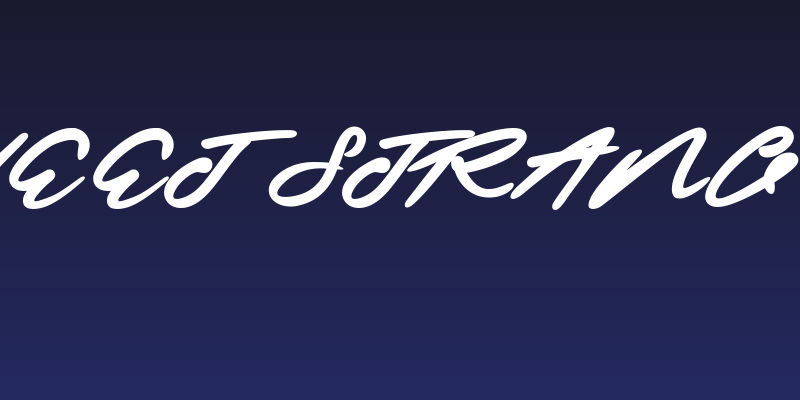 Sweet Stranger Social Header