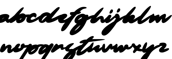 Sweet Stranger Font LOWERCASE