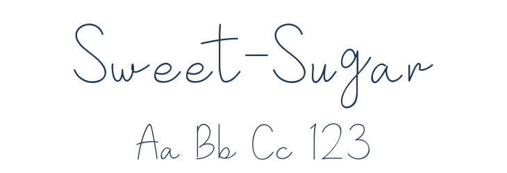 Sweet-Sugar Font Preview