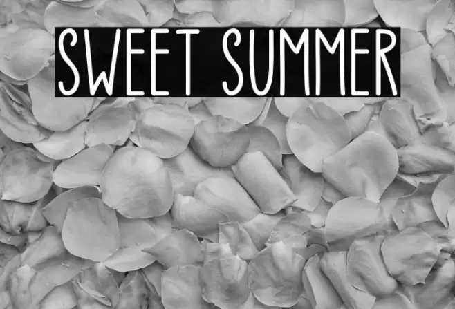 Sweet Summer Font examples