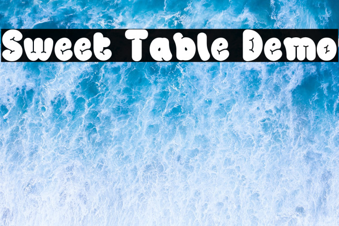 Sweet Table Demo Example 2