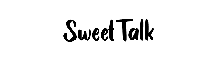 Sweet Talk  フリーフォントのダウンロード