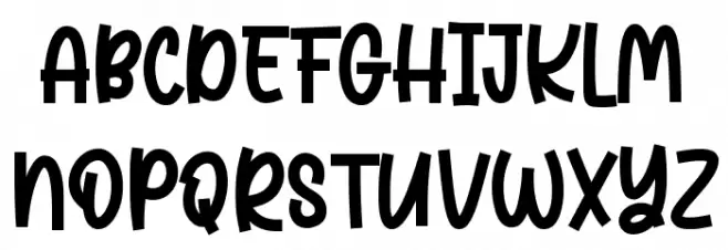 Sweet Toffee 字体 大写