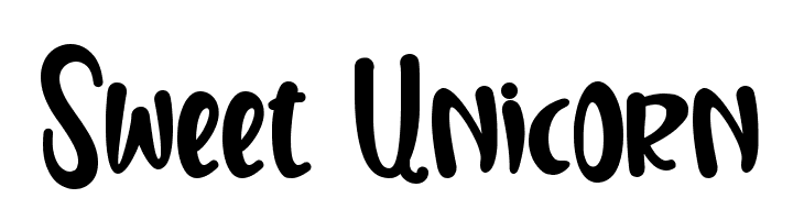 Sweet Unicorn  Frei Schriftart Herunterladen
