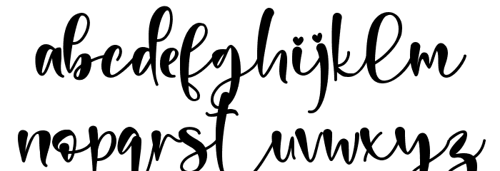 Sweet Valentine - Personal Use Font LOWERCASE